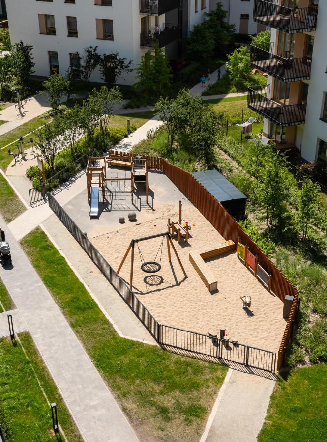 ורשה Wola Skwer Happy Apartment מראה חיצוני תמונה